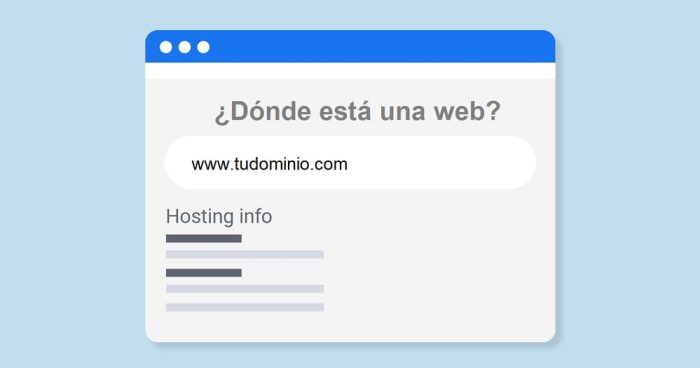 ¿Quieres saber dónde se encuentra una web?