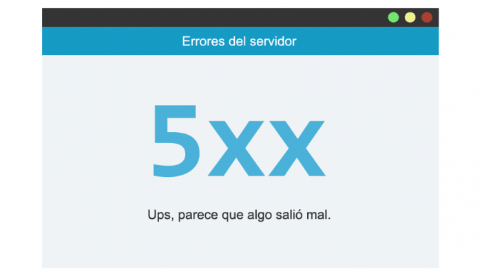 Los errores del servidor más comunes.