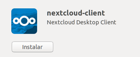 Buscar Nextcloud en la tienda de aplicaciones de Ubuntu
