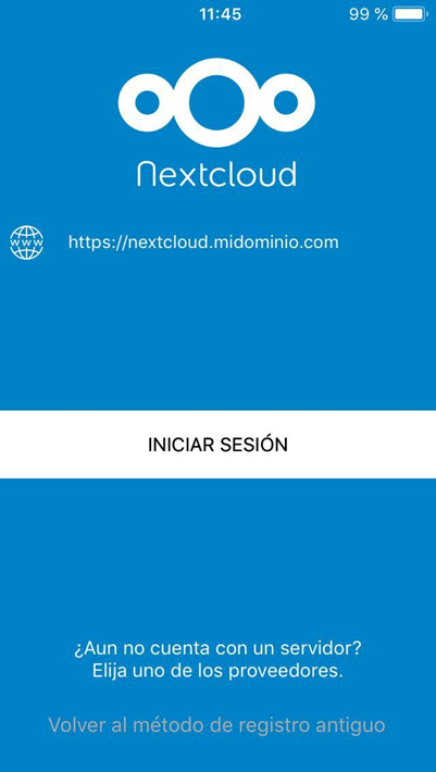 Descargar la aplicación Nextcloud en iOS