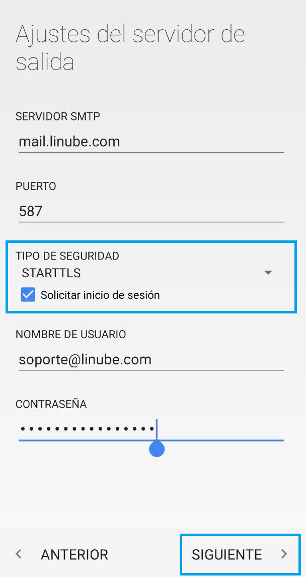 Configurar cuentas de correo en Android.