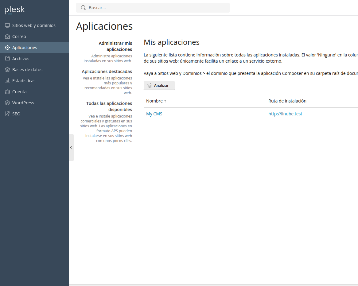 Seleccionar la suscripción en la que desactivar WP-CRON